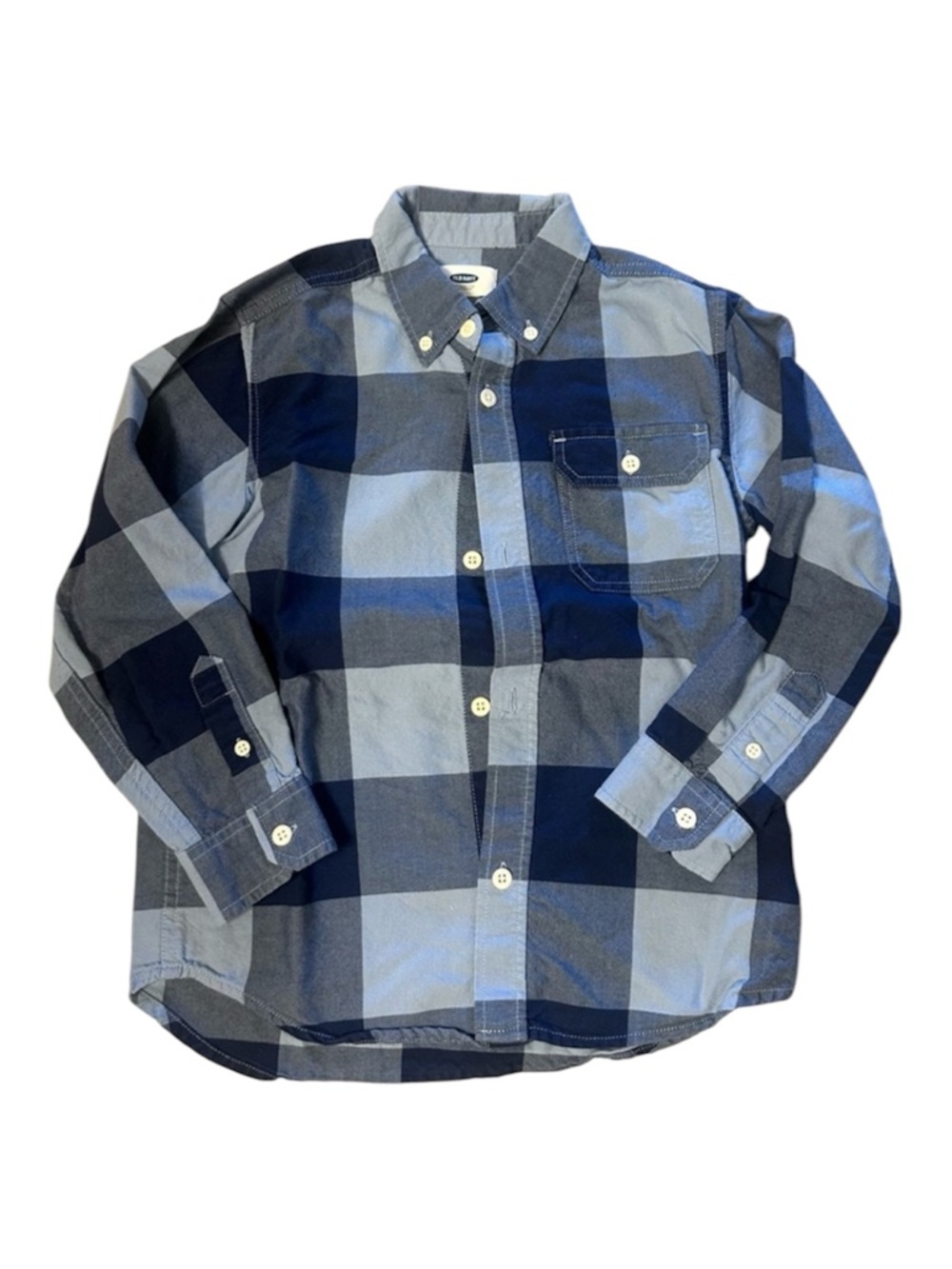Old Navy Kid’s Blue plaid in size small (6/7)